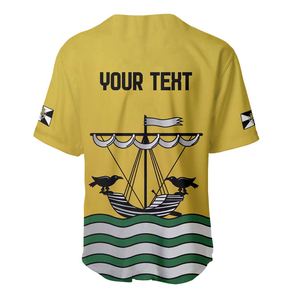 Personalized Lisbon Portugal Baseball Jersey Flag Style - Wonder Print Shop