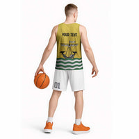Personalized Lisbon Portugal Basketball Jersey Flag Style - Wonder Print Shop