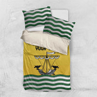 Personalized Lisbon Portugal Bedding Set Flag Style - Wonder Print Shop
