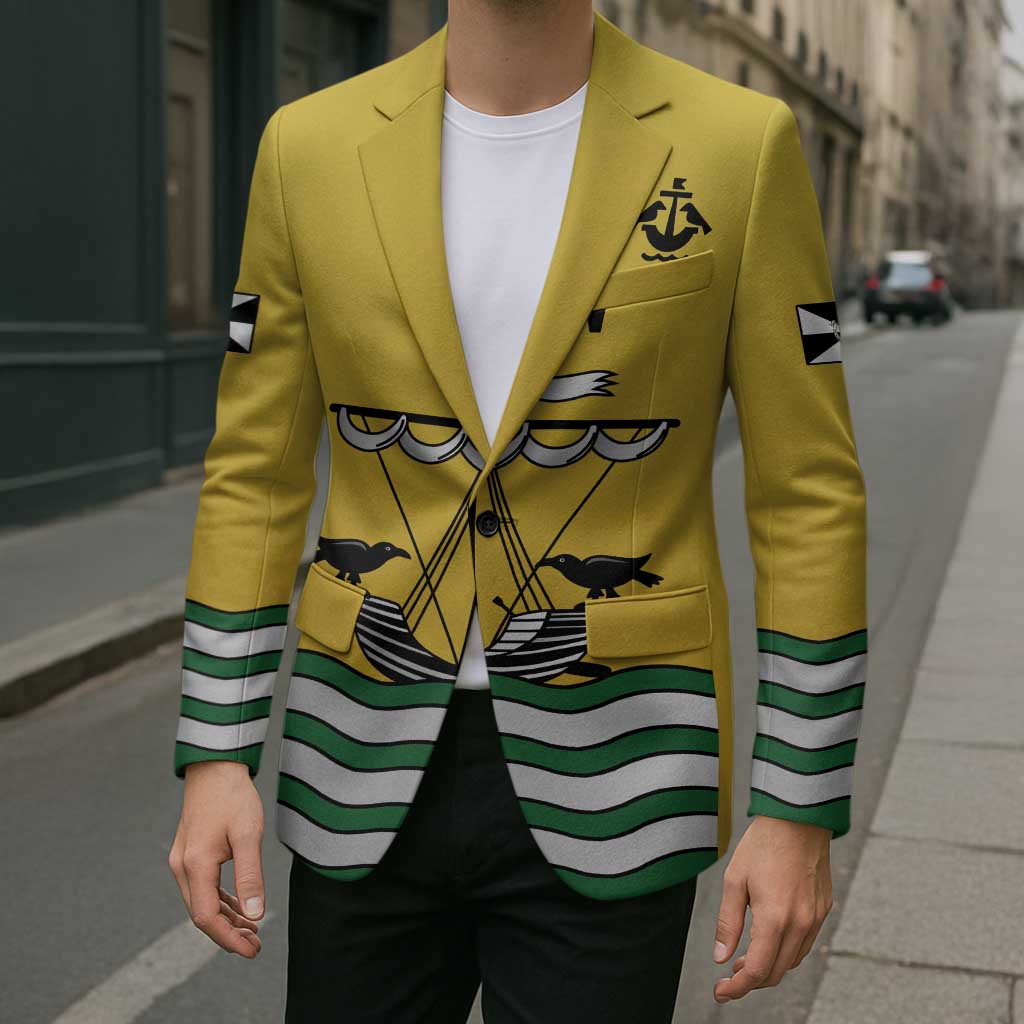 Personalized Lisbon Portugal Blazer Flag Style - Wonder Print Shop