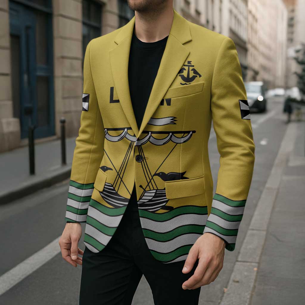 Personalized Lisbon Portugal Blazer Flag Style - Wonder Print Shop