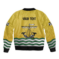 Personalized Lisbon Portugal Bomber Jacket Flag Style - Wonder Print Shop