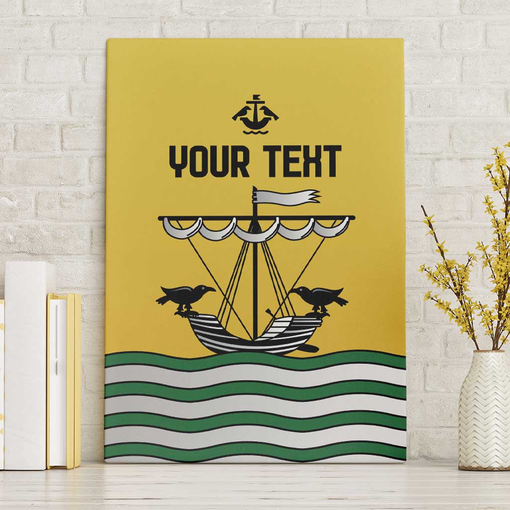 Personalized Lisbon Portugal Canvas Wall Art Flag Style - Wonder Print Shop