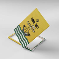 Personalized Lisbon Portugal Canvas Wall Art Flag Style - Wonder Print Shop