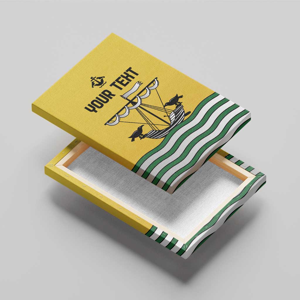 Personalized Lisbon Portugal Canvas Wall Art Flag Style - Wonder Print Shop