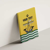 Personalized Lisbon Portugal Canvas Wall Art Flag Style - Wonder Print Shop