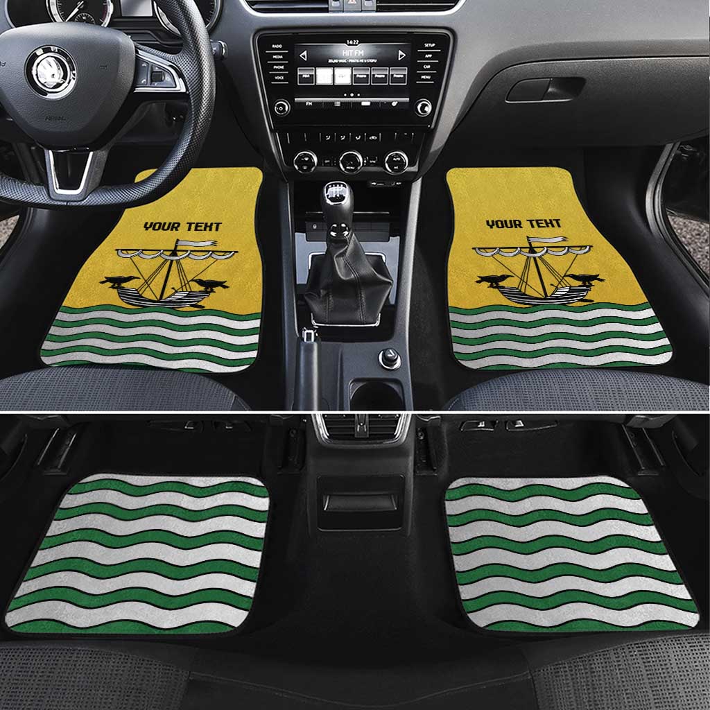 Personalized Lisbon Portugal Car Mats Flag Style - Wonder Print Shop