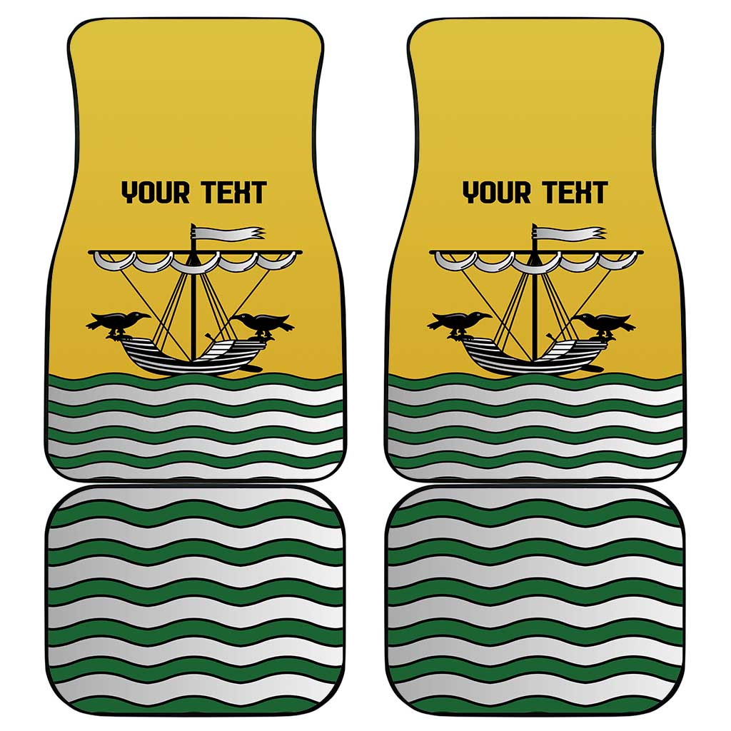 Personalized Lisbon Portugal Car Mats Flag Style - Wonder Print Shop