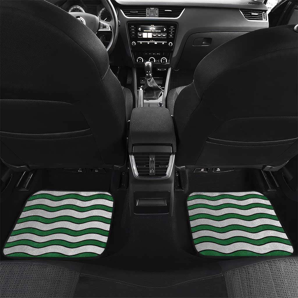 Personalized Lisbon Portugal Car Mats Flag Style - Wonder Print Shop