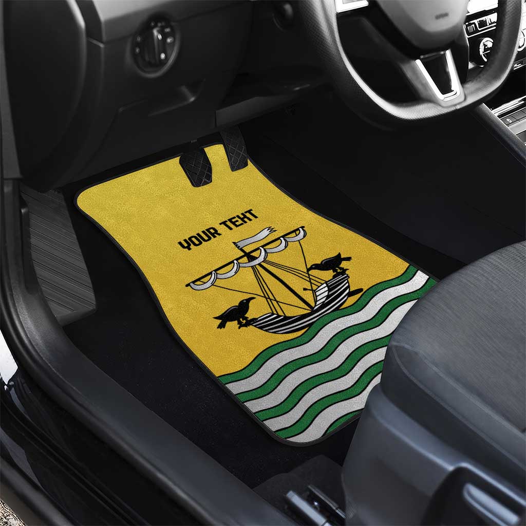 Personalized Lisbon Portugal Car Mats Flag Style - Wonder Print Shop