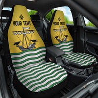 Personalized Lisbon Portugal Car Seat Cover Flag Style - Wonder Print Shop
