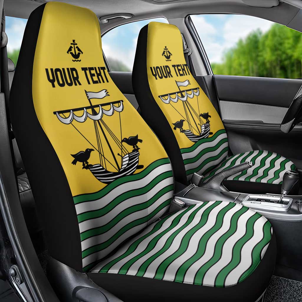 Personalized Lisbon Portugal Car Seat Cover Flag Style - Wonder Print Shop
