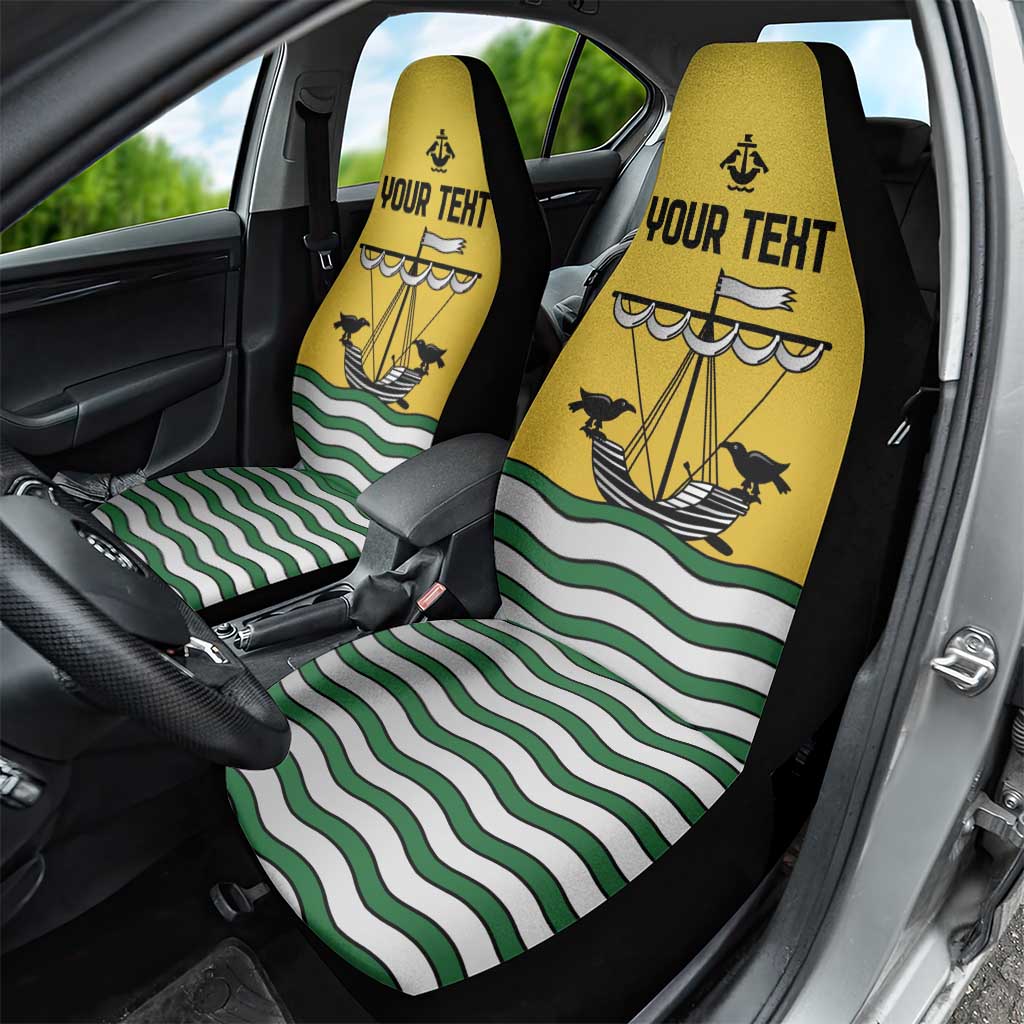 Personalized Lisbon Portugal Car Seat Cover Flag Style - Wonder Print Shop