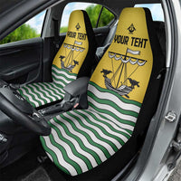 Personalized Lisbon Portugal Car Seat Cover Flag Style - Wonder Print Shop