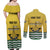 Personalized Lisbon Portugal Couples Matching Off Shoulder Maxi Dress and Long Sleeve Button Shirt Flag Style - Wonder Print Shop