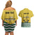 Personalized Lisbon Portugal Couples Matching Off Shoulder Short Dress and Hawaiian Shirt Flag Style - Wonder Print Shop