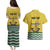 Personalized Lisbon Portugal Couples Matching Puletasi and Hawaiian Shirt Flag Style - Wonder Print Shop