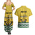 Personalized Lisbon Portugal Couples Matching Summer Maxi Dress and Hawaiian Shirt Flag Style - Wonder Print Shop
