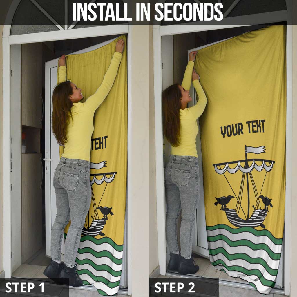 Personalized Lisbon Portugal Door Cover Flag Style - Wonder Print Shop