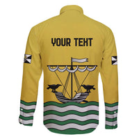 Personalized Lisbon Portugal Family Matching Long Sleeve Bodycon Dress and Hawaiian Shirt Flag Style - Wonder Print Shop