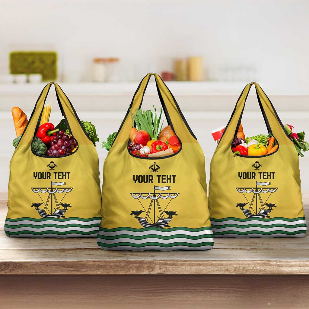 Personalized Lisbon Portugal Grocery Bag Flag Style - Wonder Print Shop