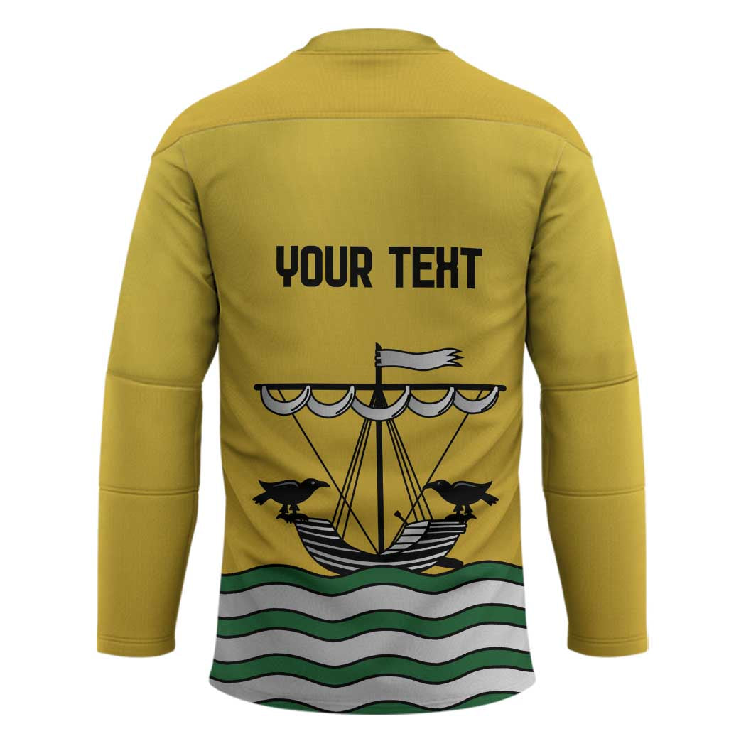 Personalized Lisbon Portugal Hockey Jersey Flag Style - Wonder Print Shop