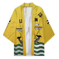 Personalized Lisbon Portugal Kimono Flag Style - Wonder Print Shop