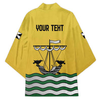 Personalized Lisbon Portugal Kimono Flag Style - Wonder Print Shop