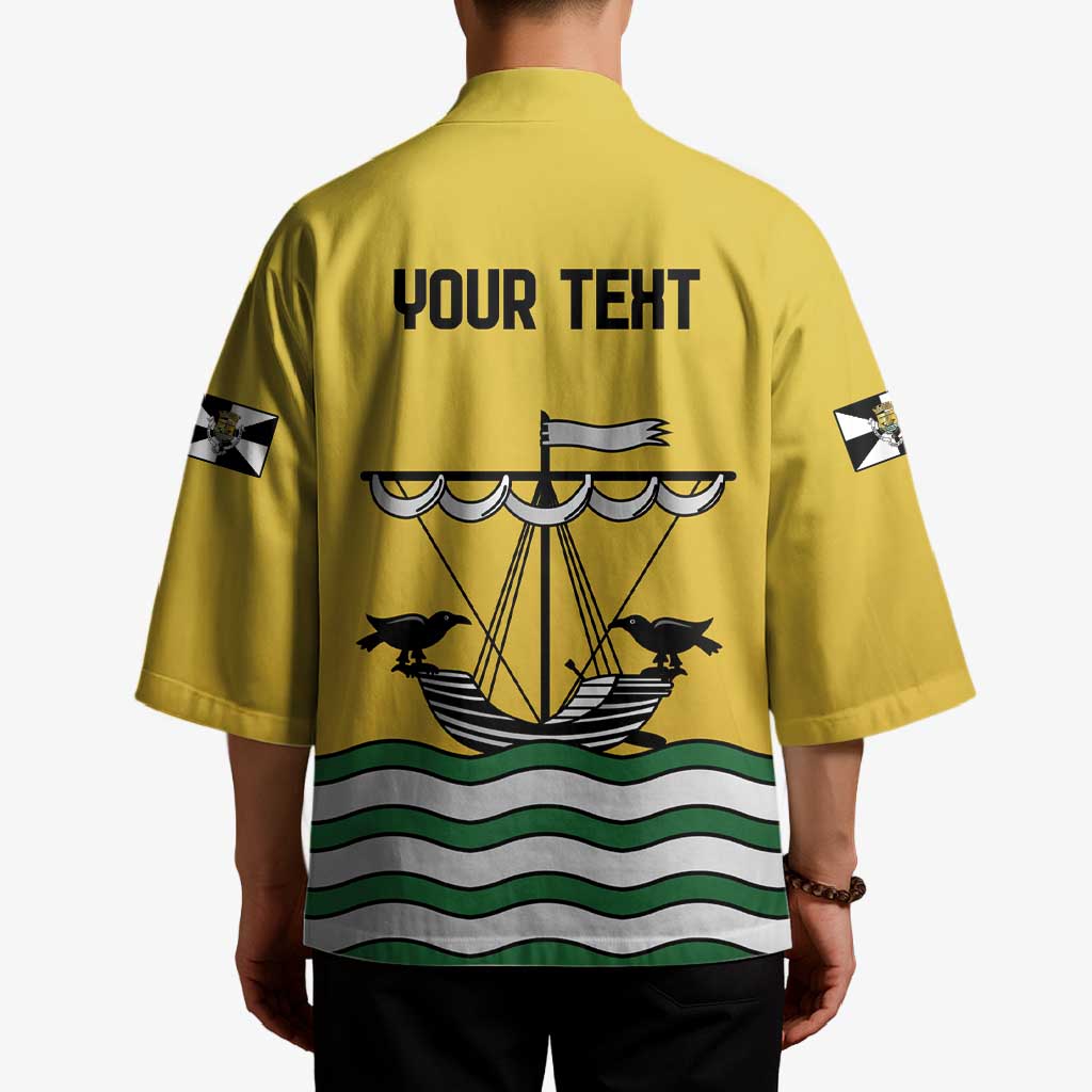 Personalized Lisbon Portugal Kimono Flag Style - Wonder Print Shop