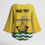 Personalized Lisbon Portugal Kimono Sleeve Blouse Flag Style - Wonder Print Shop