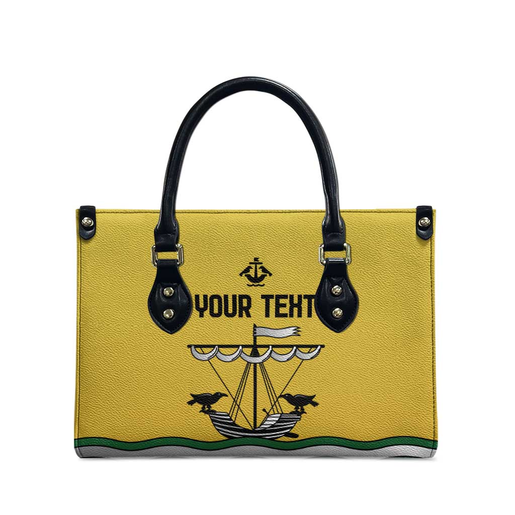 Personalized Lisbon Portugal Leather Bag Flag Style - Wonder Print Shop