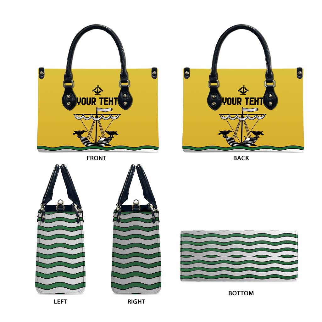 Personalized Lisbon Portugal Leather Bag Flag Style - Wonder Print Shop