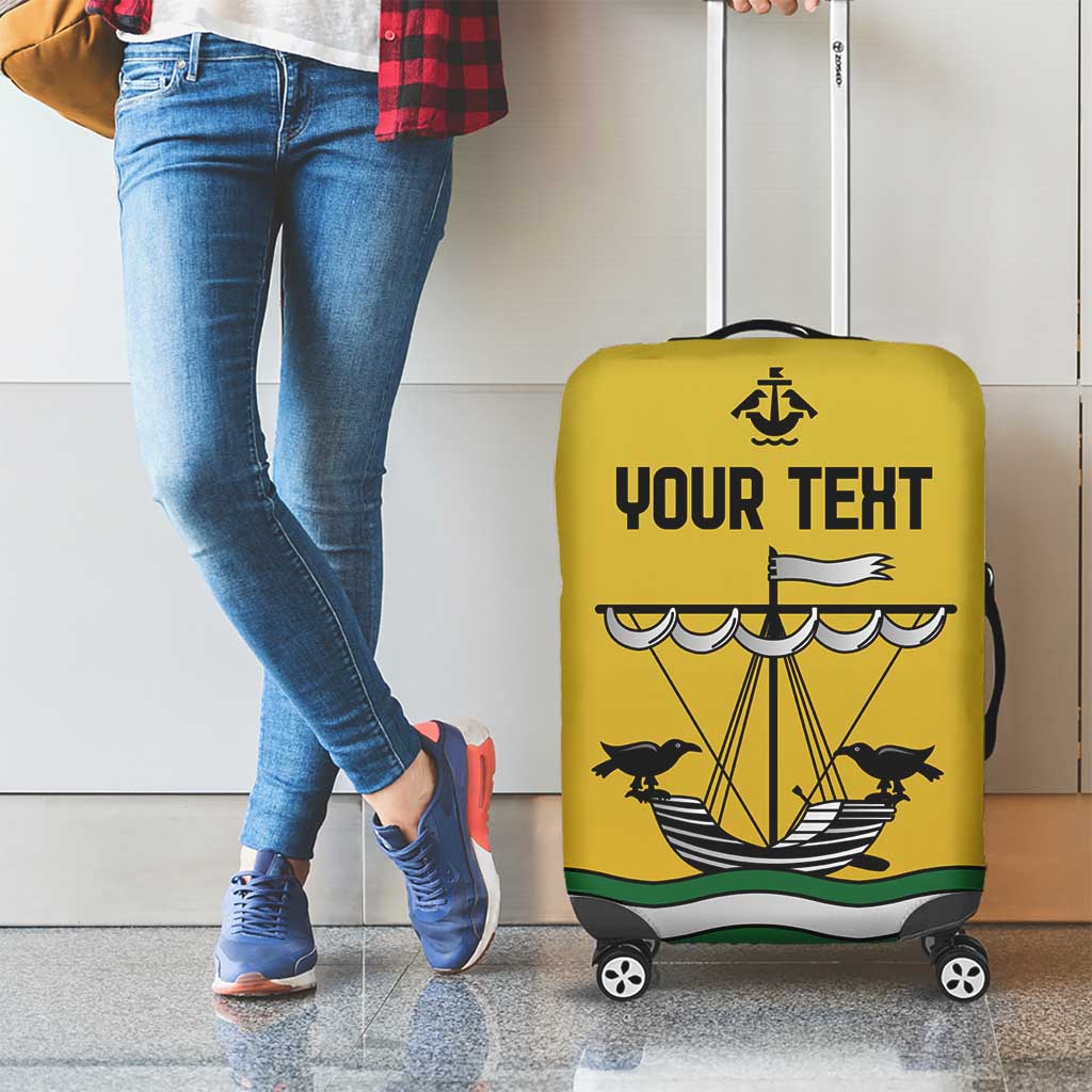 Personalized Lisbon Portugal Luggage Cover Flag Style - Wonder Print Shop