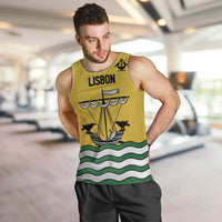 Personalized Lisbon Portugal Men Tank Top Flag Style - Wonder Print Shop