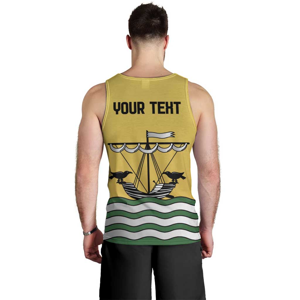 Personalized Lisbon Portugal Men Tank Top Flag Style - Wonder Print Shop