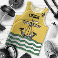 Personalized Lisbon Portugal Men Tank Top Flag Style - Wonder Print Shop