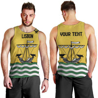 Personalized Lisbon Portugal Men Tank Top Flag Style - Wonder Print Shop