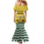 Personalized Lisbon Portugal Mermaid Dress Flag Style - Wonder Print Shop