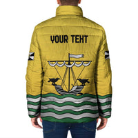 Personalized Lisbon Portugal Padded Jacket Flag Style - Wonder Print Shop