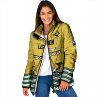 Personalized Lisbon Portugal Padded Jacket Flag Style - Wonder Print Shop