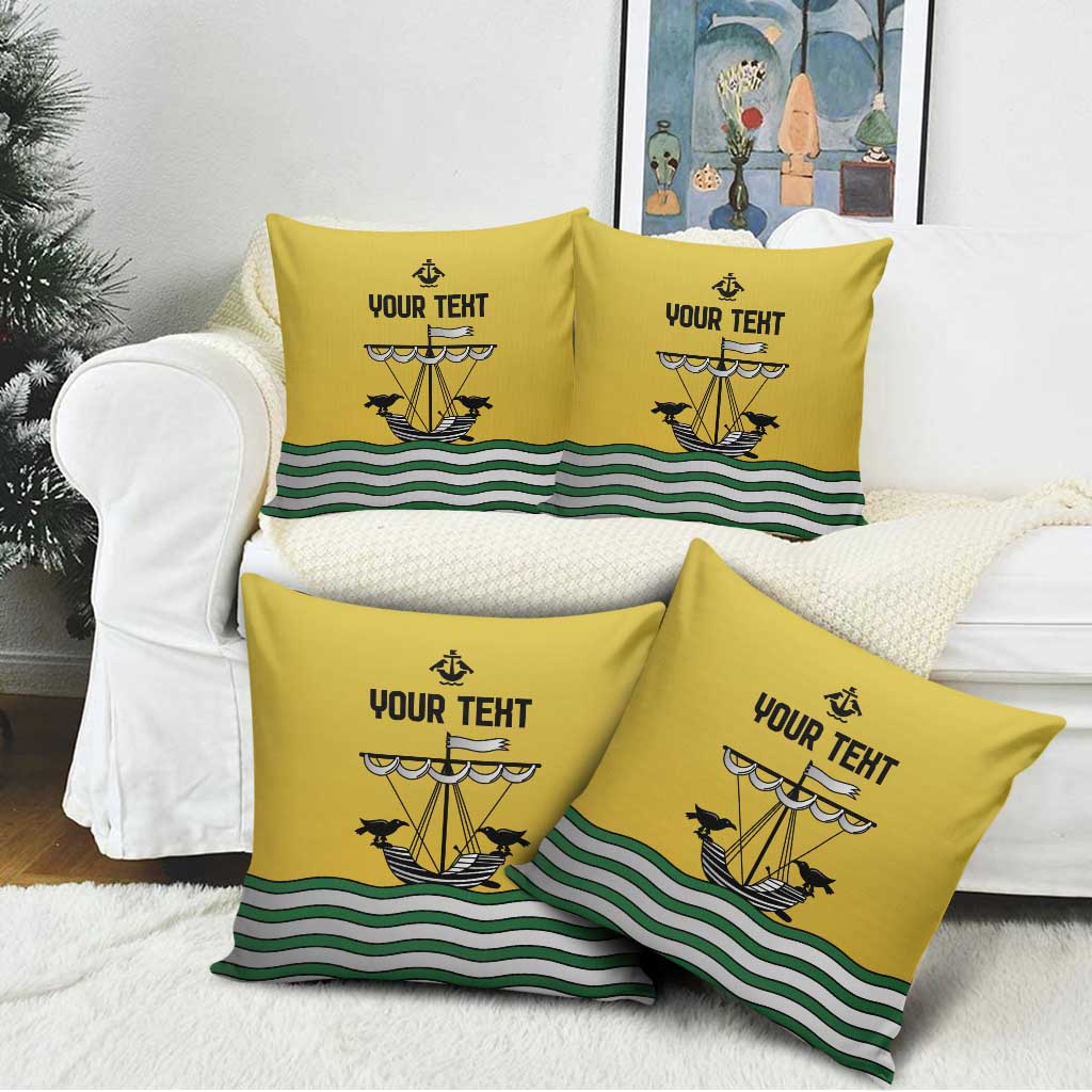 Personalized Lisbon Portugal Pillow Cover Flag Style - Wonder Print Shop