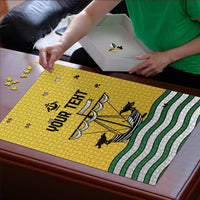 Personalized Lisbon Portugal Puzzle Flag Style - Wonder Print Shop