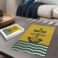 Personalized Lisbon Portugal Puzzle Flag Style - Wonder Print Shop