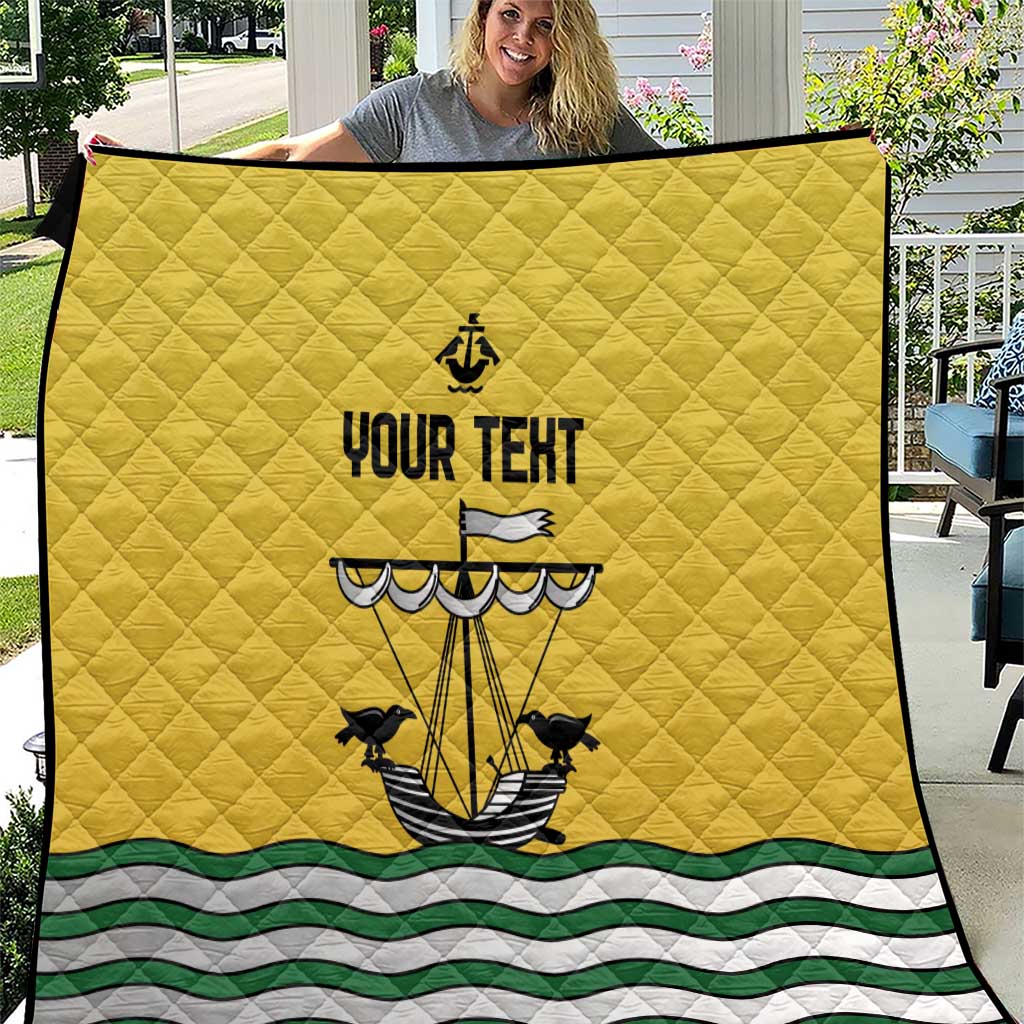 Personalized Lisbon Portugal Quilt Flag Style - Wonder Print Shop
