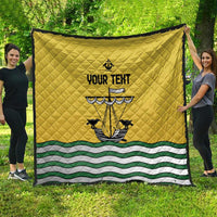 Personalized Lisbon Portugal Quilt Flag Style - Wonder Print Shop