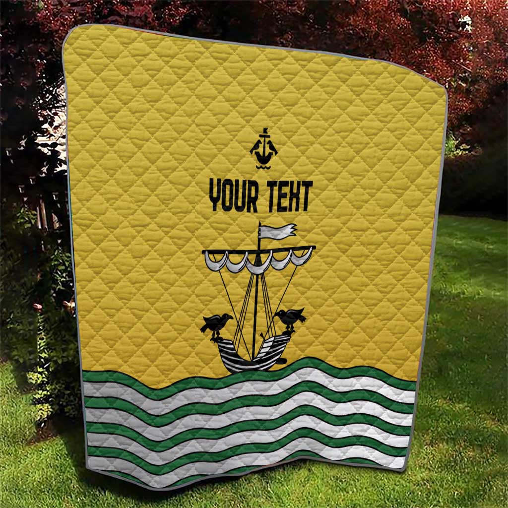 Personalized Lisbon Portugal Quilt Flag Style - Wonder Print Shop