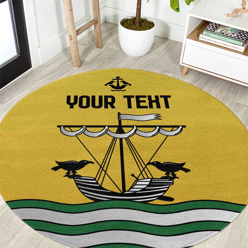 Personalized Lisbon Portugal Round Carpet Flag Style - Wonder Print Shop