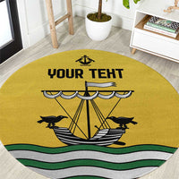 Personalized Lisbon Portugal Round Carpet Flag Style - Wonder Print Shop