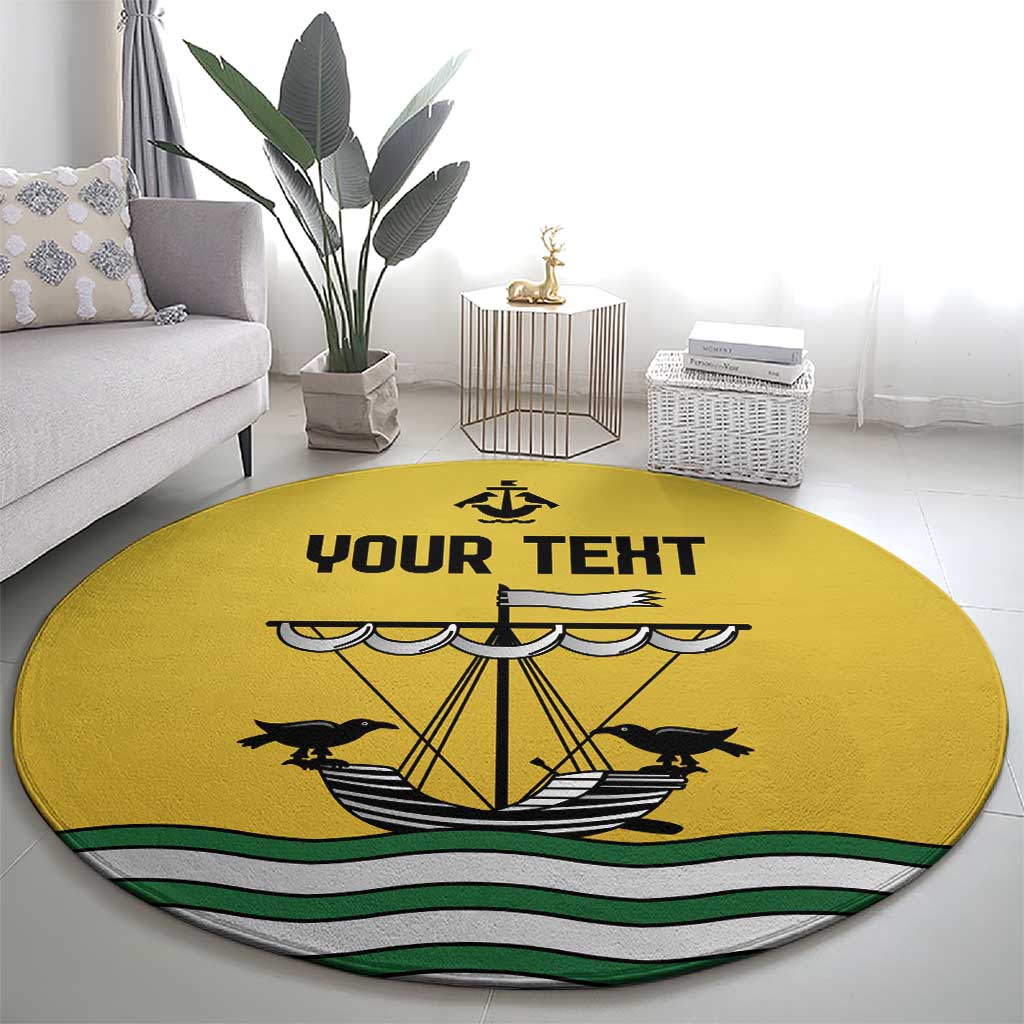 Personalized Lisbon Portugal Round Carpet Flag Style - Wonder Print Shop
