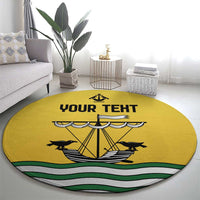 Personalized Lisbon Portugal Round Carpet Flag Style - Wonder Print Shop